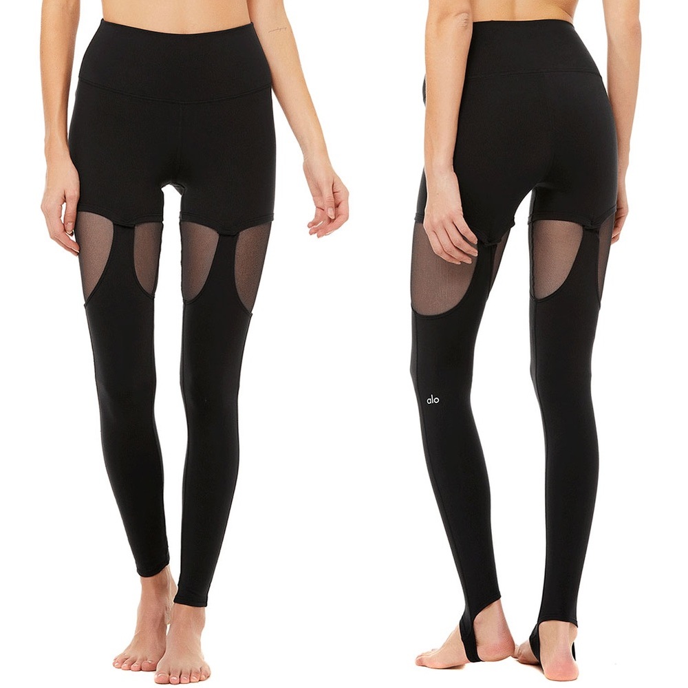 🆕 alo Yoga Ignite Stirrup Legging • Black • S